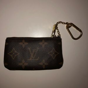 100% Real Louis Vuitton Money Key Pouch